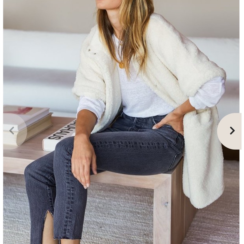 Emerson Fry Sherpa Cream Layering Jacket